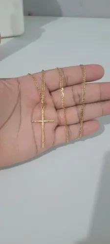 CORDÃO BANHADO A OURO 18K