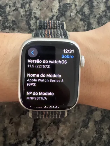 ? Apple Watch Series 8 45mm GPS - Bateria 100% - Completo