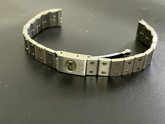 pulseira nova de aço inoxidável original Cartier Santos