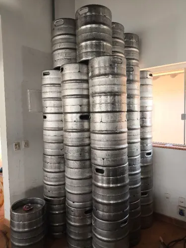 Barril vazio de inox chopp cerveja artesanal 30 e 50 litros