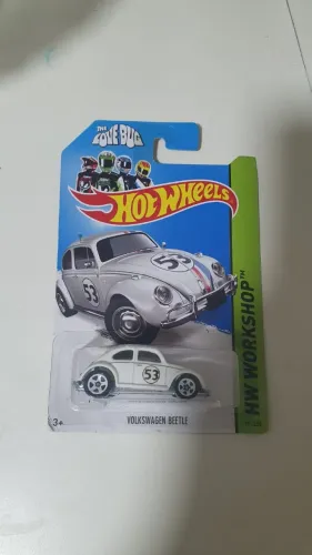 Hot Wheels Volkswagen Beetle The Love Bug (Herbie) HW Workshop 191/250 - Lacrado  Miniatur