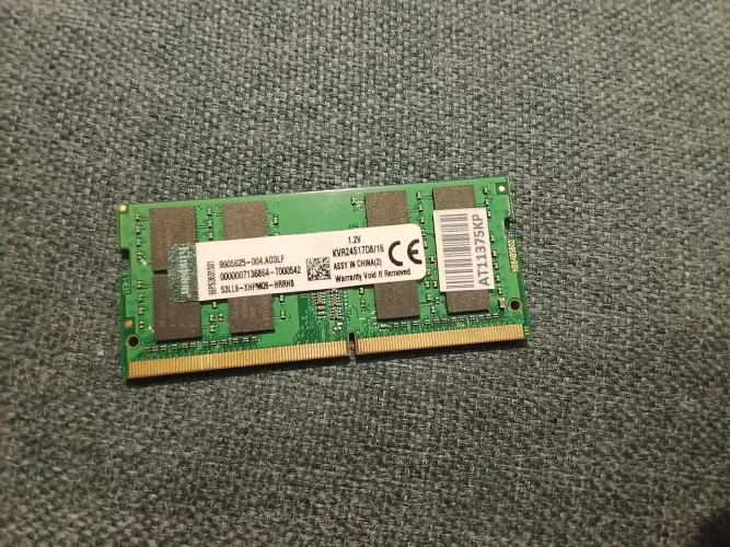 MEMÓRIA RAM NOOTEBOOK 16Gb Kingston KVR24S17D8/16