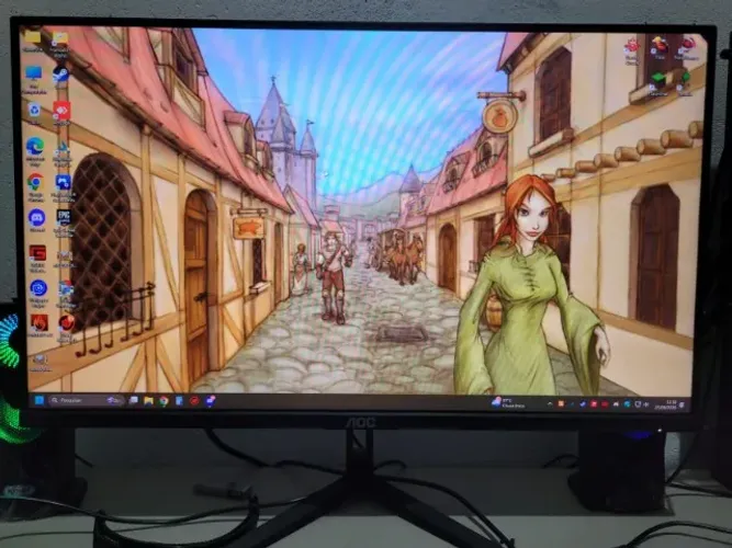 Monitor Gamer AOC 24" 180hz 1ms HDR IPS 24G30E