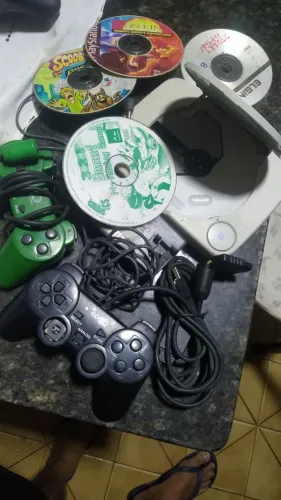 PS1 lote parando na tela preta
