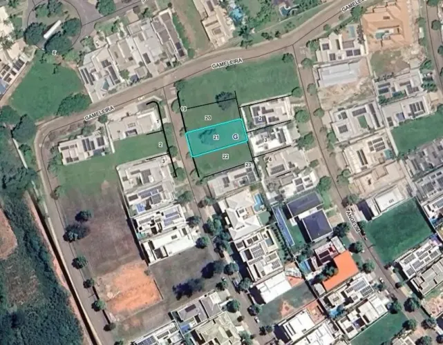 Lote residencial de 517 m² à venda no Condomínio do Bosque II