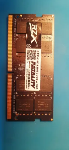 Memória Ram Notebook RZX Gamer Fatality 16gb Ddr4 3200mhz Cl22