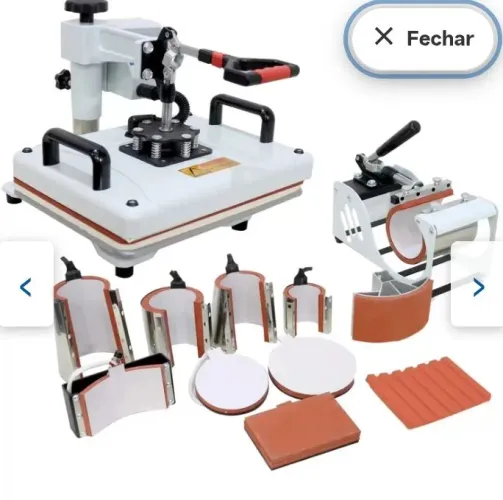 Vendo prensa térmica sublimação 10 em 1 semi nova