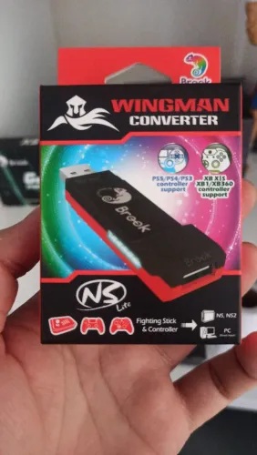 Adaptador Wingman NS Brook Novo lacrado Nintendo Switch