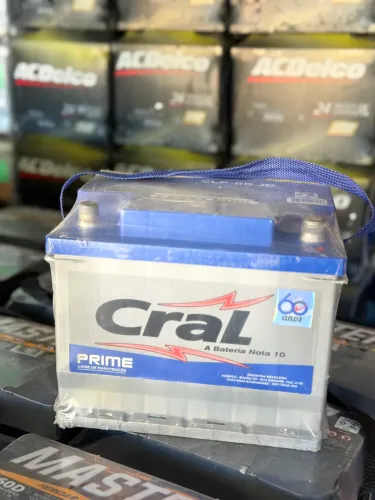 Bateria Cral 60Ah 2 Anos de Garantia - Baterias Automotivas 