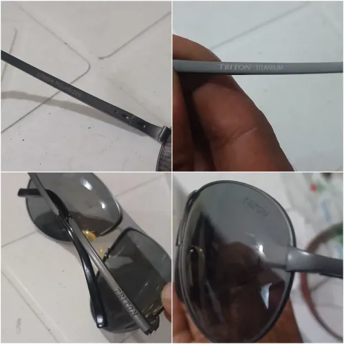 Óculos Triton Titanium lente polarizada em ótimo estado