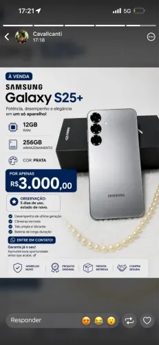 S25+ Samsung 256g