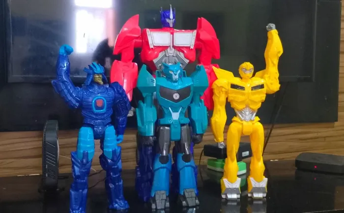 Kit 4 Transformers Grandes - Colecionáveis e Conservados