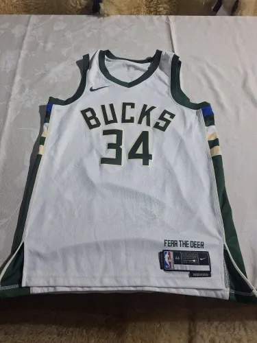? Camisa Milwaukee Bucks Nike ? Giannis Antetokounmpo #34