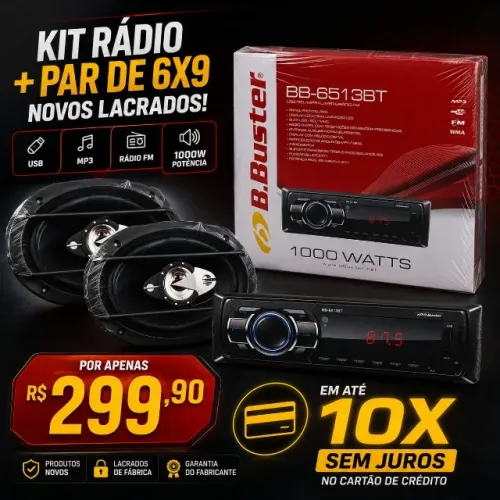 Radio de carro + alto falante
