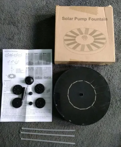 Fonte chafariz solar para jardim