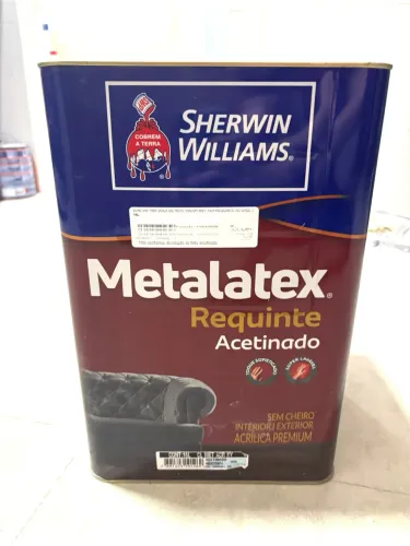 Lata de Tinta 16L Sherwin Williams cor Bola de Neve (7004)