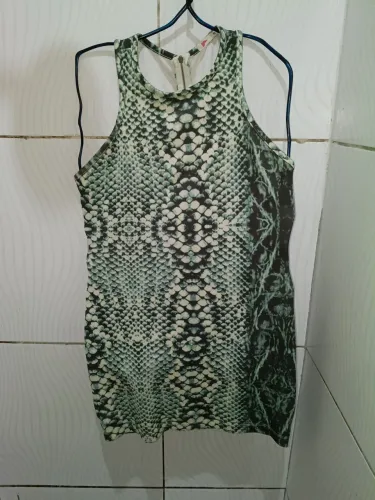 Vestido Curto POOL Animal Print Feminina N42