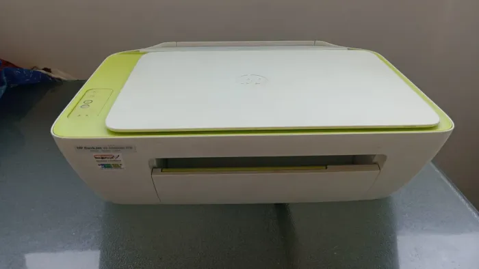 Impressora Multifuncional HP DeskJet Ink Advantage 2136 - Funcionando
