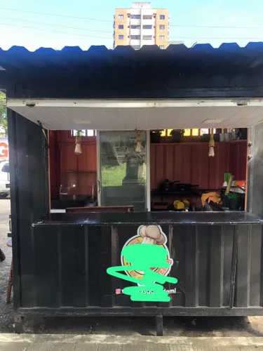 Treiler (Container)Quiosque Comercial Estrutura p/ Lanchonete - Sem Equipamentos