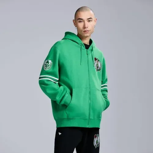 Suéter com capuz X Nba Licensed Men's Full-zip Up Long Sleeve Hooded Fleece Sweatshirt GAM