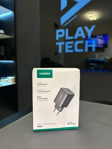 Carregador Ugreen 45w Gan6 Preto (Fonte)