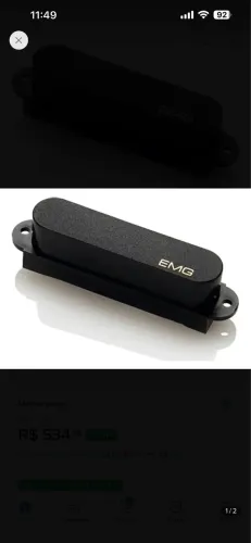 Captador ativo para guitarra EMG SA