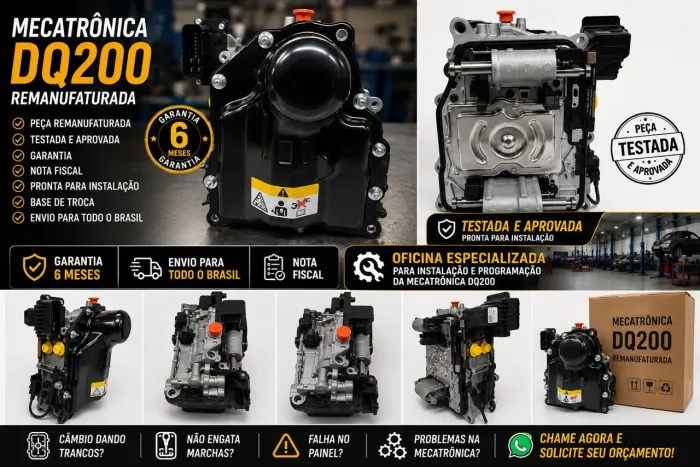 Mecatrônica DQ200 Remanufaturada com Garantia |