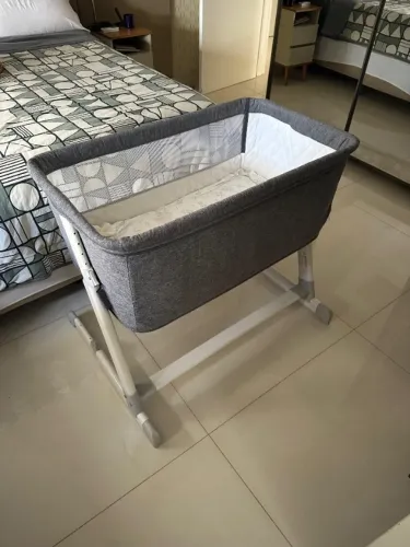 Mini Berço bebê e recém nascido - Co-leito Dzieco Lettino com colchão