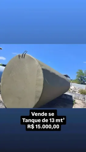 Tanque de aço 13mt³