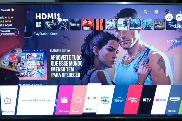 Televisão smart 4k 55 polegadas 