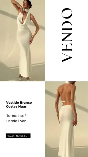 Vestido branco festa