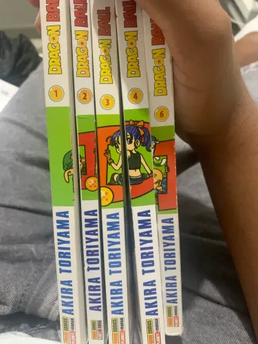 Mangas 1,2,3,4 e 6 dragon ball clássico