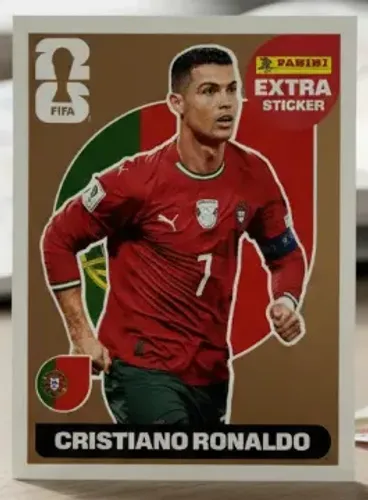 Figurinha legend Cristiano Ronaldo bronze