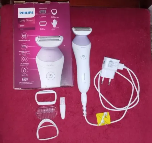 Philips Lady Shaver Series 6000 Original + Caixa e Acessórios