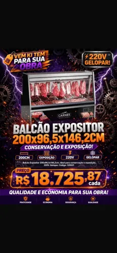 Balcão expositor
