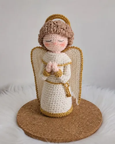 Anjo amigurumi