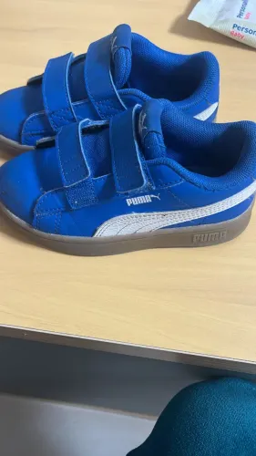 Tenis puma infantil impecável tam 26 azul