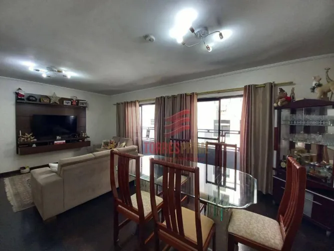 Apartamento à venda 3 quartos elevador frente mar 1 vaga de garagemPompeia em Santos/SP