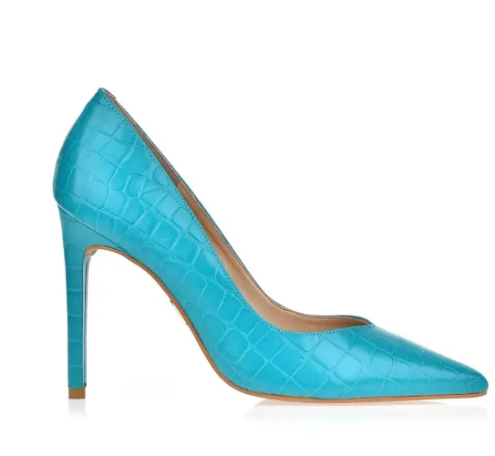 SCARPIN SALTO ALTO CROCO OCEAN - UZA SHOES