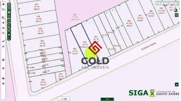 Terreno à venda, 120 m² por R$ 860.000,00 - Vila Camilópolis - Santo André/SP