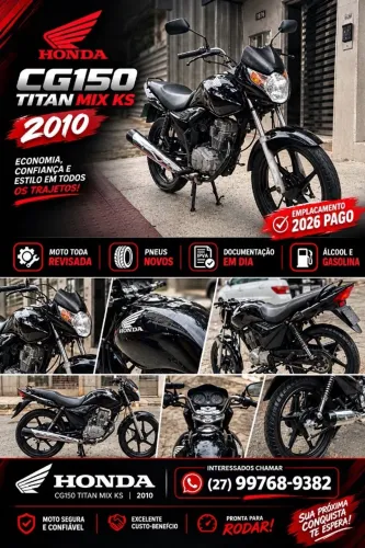 CG150 Mix KS 2010 Honda 