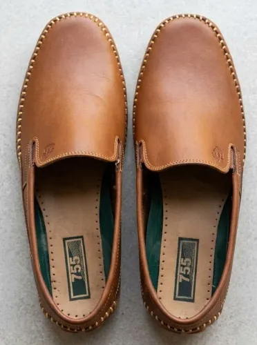 Mocassim couro legítimo masculino Tam 43