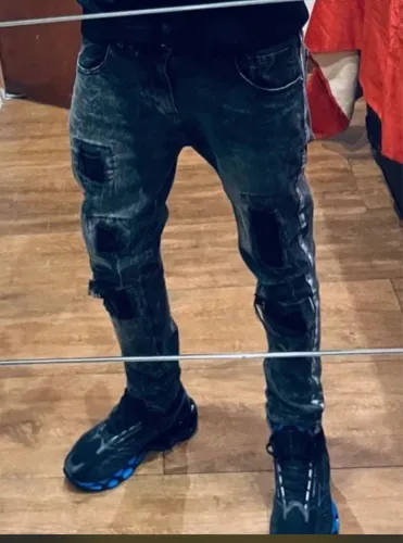 Calça City Denim Cinza TM 40
