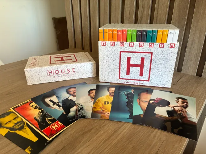 Box Série House Temporadas 1-8 A Série Completa 