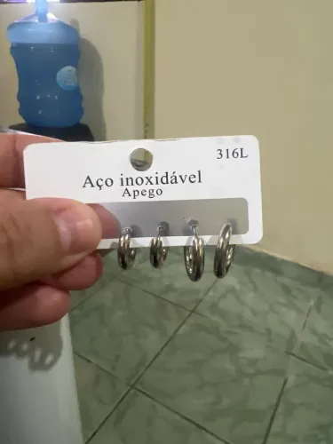 Argola de aço inoxidável 