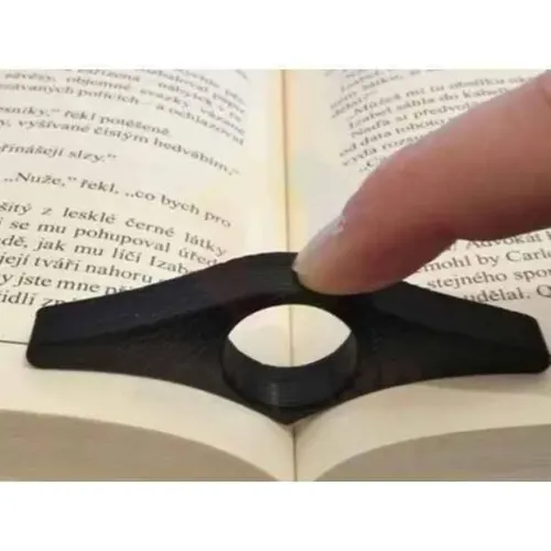 Suporte, apoio, separador de páginas para leitura de livro