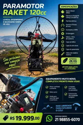 Paramotor Raket 120cc