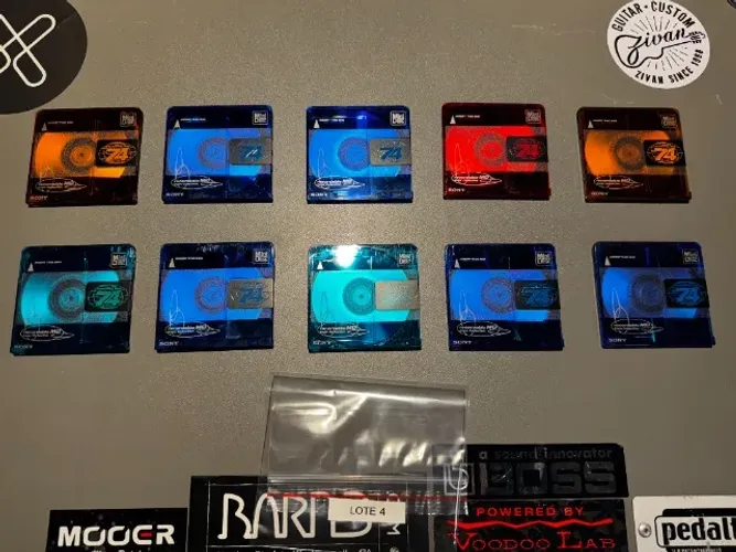 Conjunto 10 MD Sony 74 Color Collection Tons Azuis Raridade MiniDisc