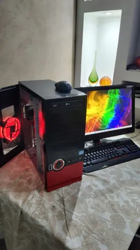 Pc intel Core i3 Asus, SSD 480 Gb Kingston, Tela 19 Pol, Memória 8 Gb, Bem Rápido, Perfect