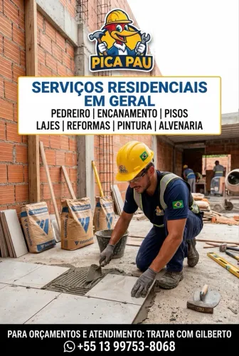  Serviços de Pedreiro, Reformas e Pintura